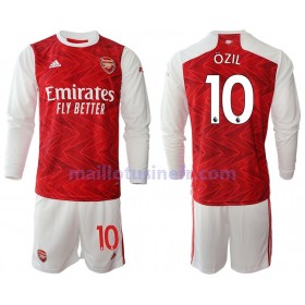 Maillot de Foot Arsenal Mesut Ozil 10 Domicile 2020-21 Manches Longues - Enfant